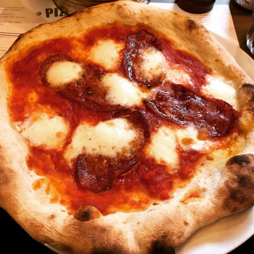 Italian Salami Pizza - Pizza Posto