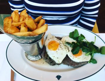 Steak, Egg and Chips - Ivy on the Square